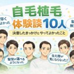 自毛植毛体験談アンケート調査