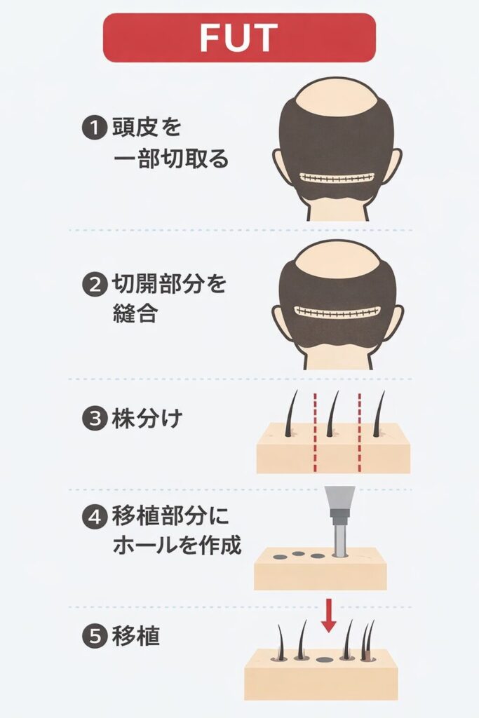 従来FUT法の流れ
