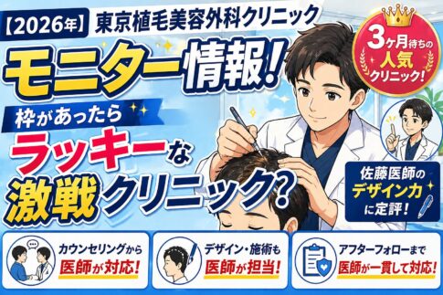 東京植毛美容外科　モニター情報
