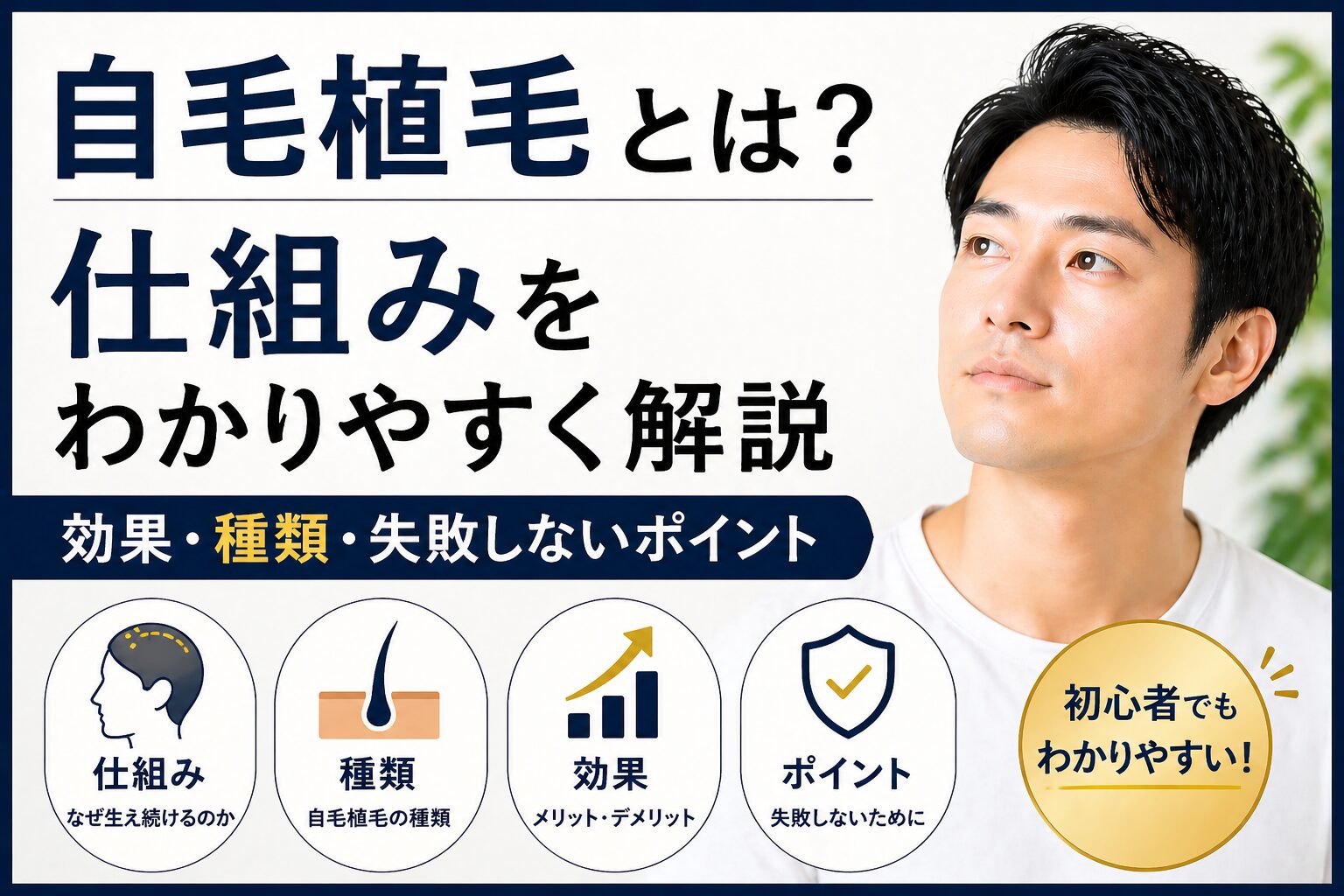 自毛植毛とは　仕組み